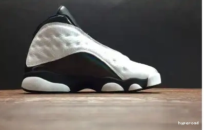 Hyperoad RETRO “BARONS HOLOGRAM” JORDAN AIR MENS WHITE 13 GREY 0618